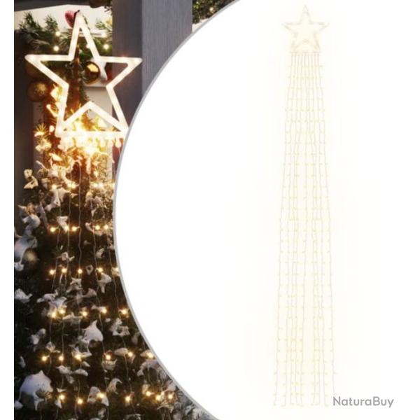Guirlande No�l LED blanc chaud 375 cm plastique 320 LED 8 modes IP44