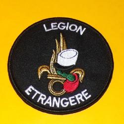 TISSU PATCH : LEGION ETRANGERE, AVEC SCRATCH , DIAMETRE 9 CM , BON ETAT VOIR PHOTO . POUR TOUT RENSE