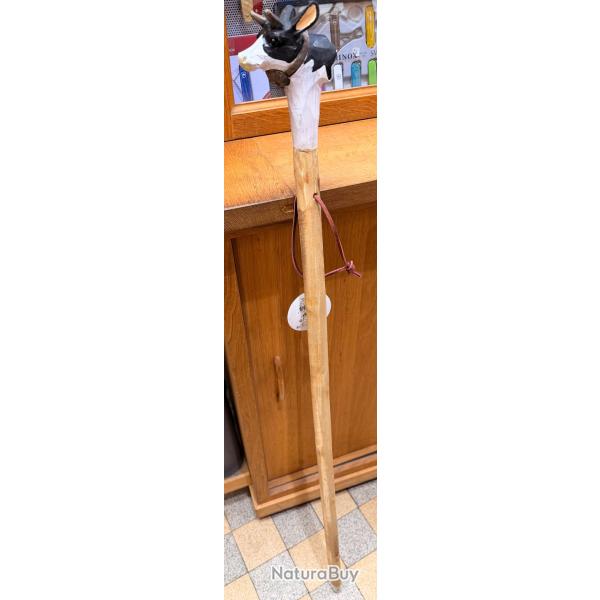 baton de marche tete de vache