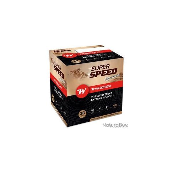 BOITE DE 25 CARTOUCHES WINCHESTER SUPER SPEED G3 CALIBRE 28 - 24 G - BJ - PB 7.5