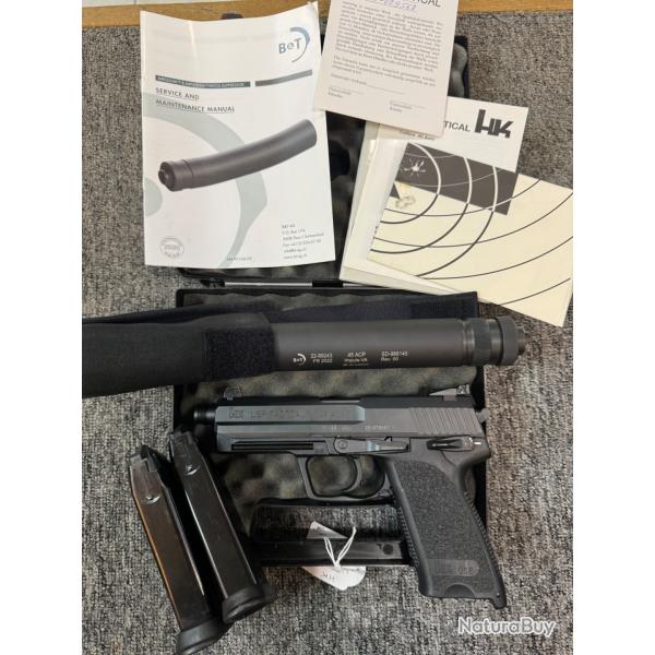 H&K USP Tactical cal .45ACP + B&T Impuls-V A