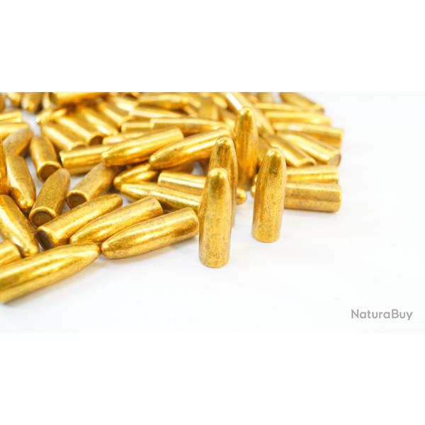 Lot de 200 OGIVES PLOMB electrocuivr� CAL .287 7,3mm 160 grain