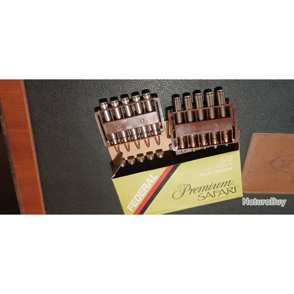 CARTOUCHES CAL 375 H&H Magnum 300 grains
