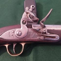 Pistolet &aacute; Silex Britannique, pour Troupe  de Cavalerie Lourd , modele 1796.
