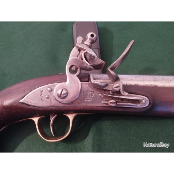 Pistolet � Silex Britannique, pour Troupe  de Cavalerie Lourd , modele 1796.