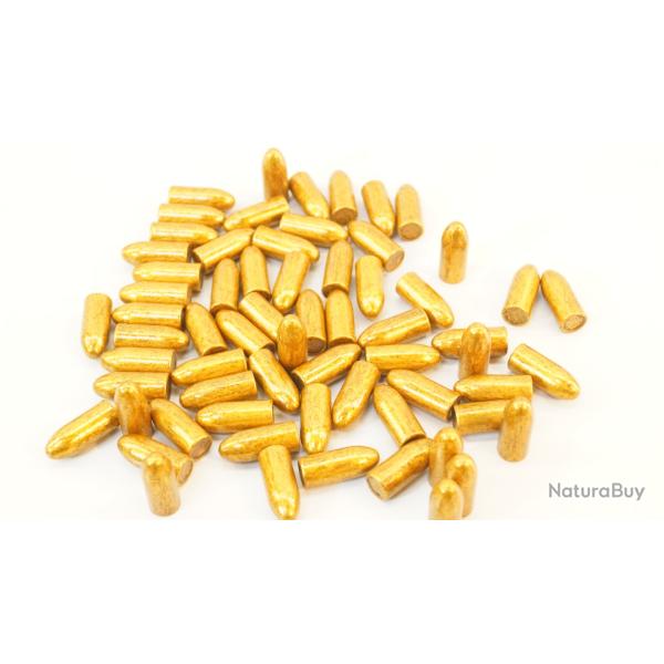 Lot de 100 OGIVES PLOMB electrocuivr� CAL .375 9,6mm 250 grain