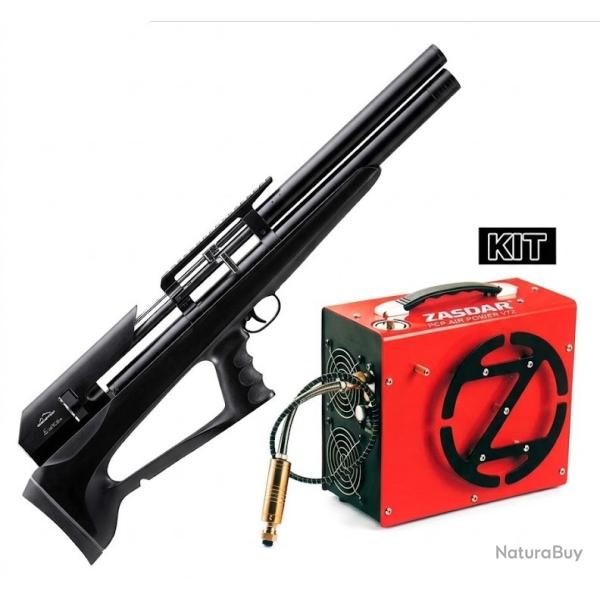 Carabine Snowpeak P35 PCP Calibre 6,35 mm, 19,9 joules + Compresseur