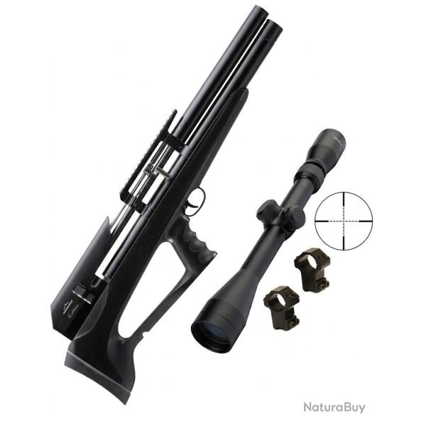Carabine Snowpeak P35 PCP Calibre 4,5 mm, 19,9 joules. + Lunette 3-9 x 40