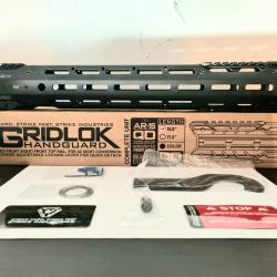 GARDE MAIN HANDGUARD STRIKE INDUSTRIES GRIDLOK 15" COMPLET NEUF AR15 NEUF FULL BLACK.