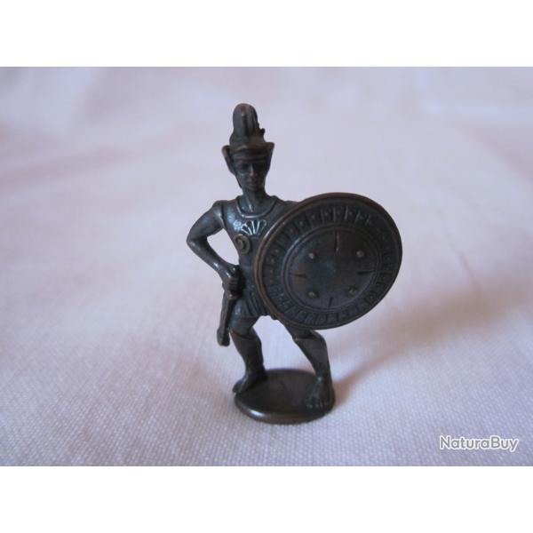KINDER : LES GUERRIERS GRECS N� 2 - HOPLITE AVEC BOUCLIER / FIGURINE M�TAL 35 mm