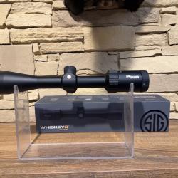 Lunette Sig Sauer Whiskey3 3-9x40 R&eacute;t QuadPlex - 1� sans prix de r&eacute;serve.