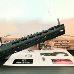 Strike Industries  Corps principal GRIDLOK avec viseur et fixations pour rail - 15" - Noir - SI-GRI