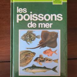 Lot de 2 livres sur les poissons de mer.