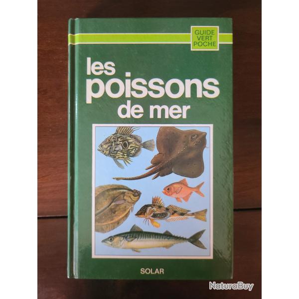 Lot de 2 livres sur les poissons de mer.