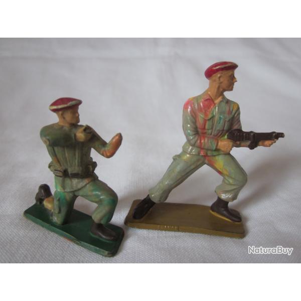 STARLUX 1/32 - ARM�E FRAN�AISE S�RIE 1 : LOT 2 PARACHUTISTES FRAN�AIS AU COMBAT
