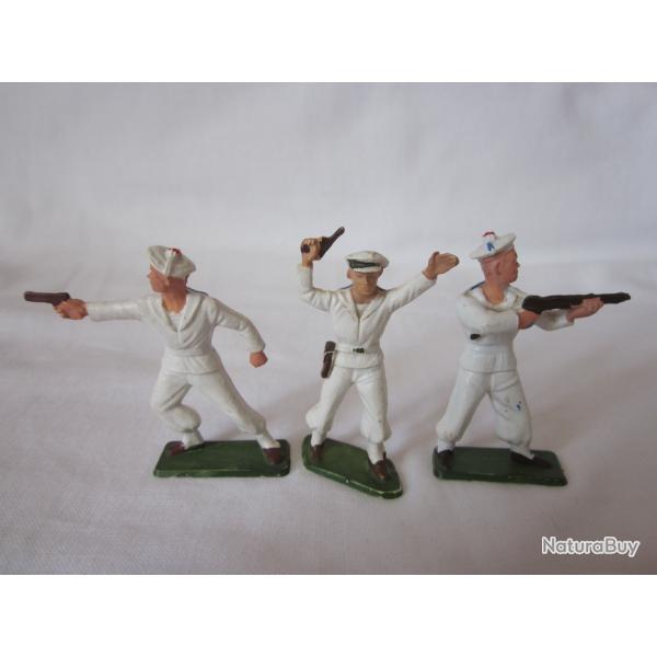 STARLUX 1/32 - ARM�E FRAN�AISE S�RIE 1 : 3 MARINS FRAN�AIS AU COMBAT / VINTAGE