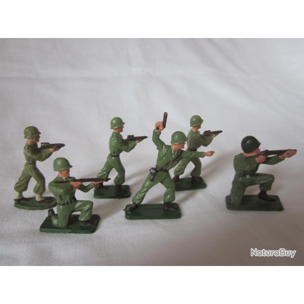STARLUX 1/32 - ARM�E FRAN�AISE S�RIE 1 : 6 FANTASSINS FRAN�AIS AU COMBAT