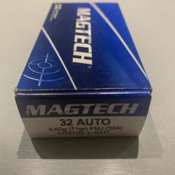 Bo&icirc;te de 50 &eacute;tuis neutralis&eacute;s 7.65 Browning 32acp 9x17