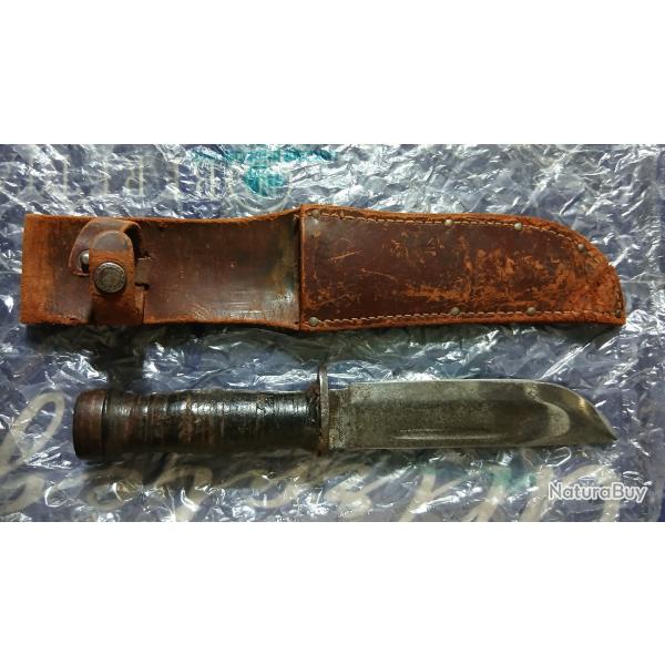 Vends Couteau de combat et de survie US WW2  CATTARAUGUS 225 Q