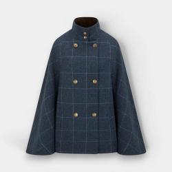 Cape tweed Femme Surrey - Midnight blue - Alan Paine - L / Midnight