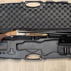Fusil PALLAS Superpos&eacute; - Cal 12/70 - Canons 71 cm + Mallette (Occasion)