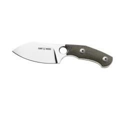 Couteau GiantMouse GMF1-MG Lame Acier CPM MagnaCut Manche Micarta &Eacute;tui Cuir Made In Italy GM13204