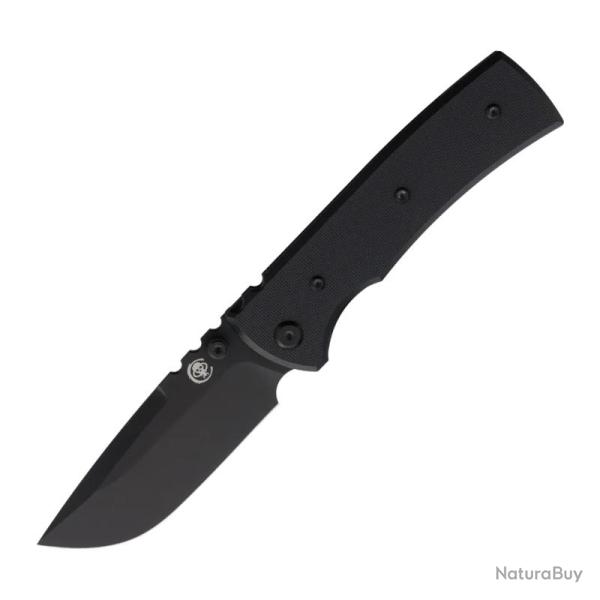 Couteau Pliant Chaves Redencion 229 Drop Point Lame Acier Elmax Noire Manche G10 Noir CHAV14482
