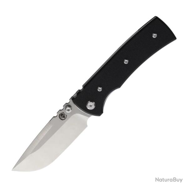 Couteau Pliant Chaves Redencion 229 Drop Point Lame Acier Elmax Manche G10 Noir Linerlock CHAV14480
