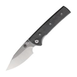 Couteau Chaves Scapegoat Street Spear Point Lame Acier Elmax Manche Micarta Noir Linerlock CHAV14326