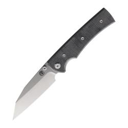 Couteau Chaves Sangre 229 Wharncliffe Lame Acier Elmax Manche Micarta Noir Linerlock CHAV14316