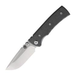 Couteau Chaves Redencion Street Drop Point Lame Acier Elmax Manche Micarta Noir Linerlock CHAV14234