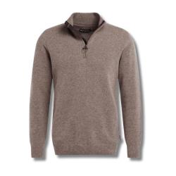 Pull Holden Half Zip Beige - Barbour - Pull Holden Beige M