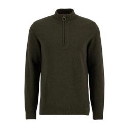Pull Holden Half Zip Vert - Barbour  - Pull Holden Vert M