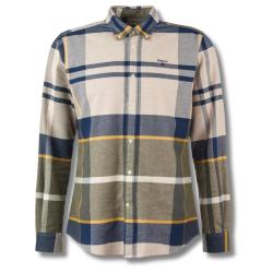 Chemise Iceloch Tailored Tartan Forest Mist - Barbour - chemise iceloch Forest L