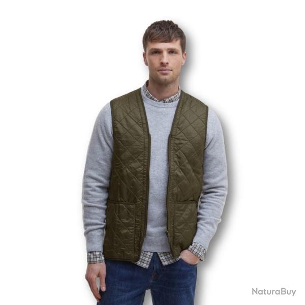 Barbour Polarquilt Waistcoat / Zip-In Liner - Olive - Polarquilt W Ol M