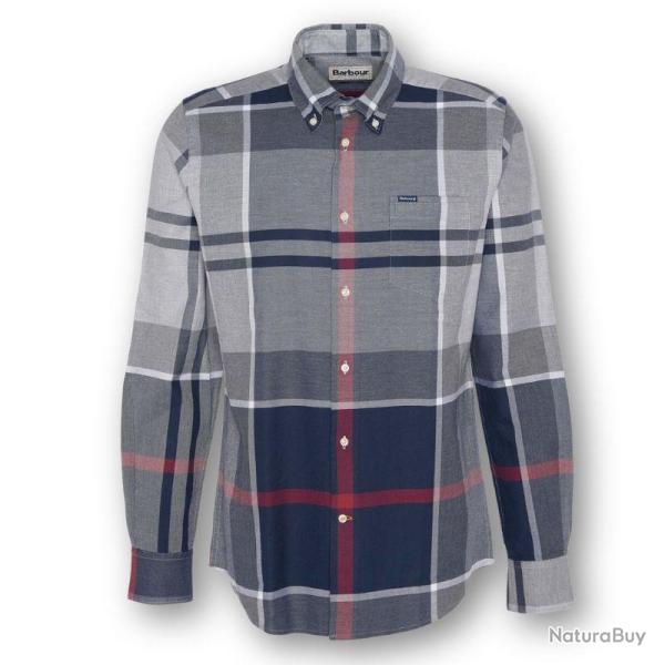 Chemise Dunoon Tartan Tailored Shirt Barbour - Blue Granite - Dunoon blue granite L