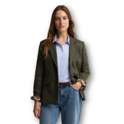 Veste Barbour Browning Tailored Blazer Tweed Pure Laine - blazer browning 12