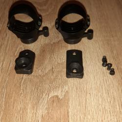montage sauer 100/101 hexalock 25,4mm