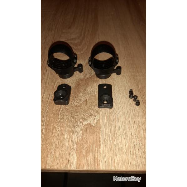 montage sauer 100/101 hexalock 25,4mm