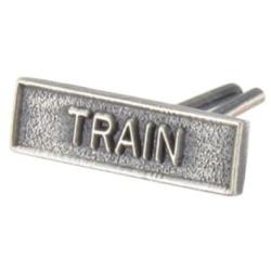 Agrafe M&eacute;daille et Barrette "Train" R&eacute;duction