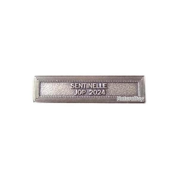 Agrafe M�daille et Barrette "Sentinelle JOP 2024" Ordonnance