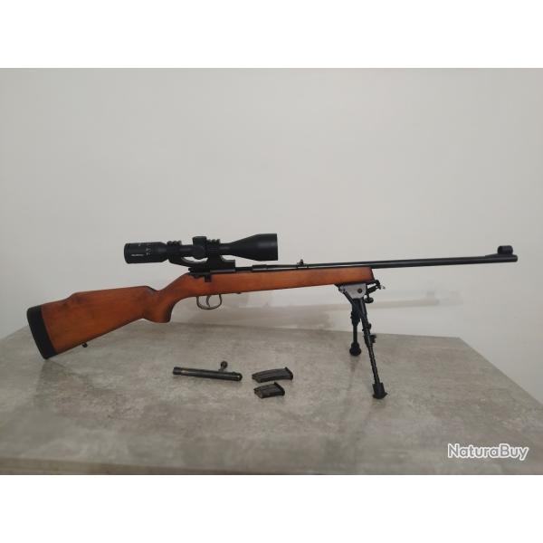 Carabine Ansch�tz(S�rie 1400) + Lunette + Bipied + Chargeur 10 coups