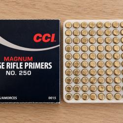 Amorces CCI 250 large rifle Magnum