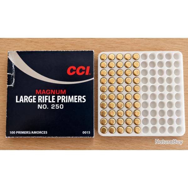 50 amorces CCI 250 Large Rifle Magnum