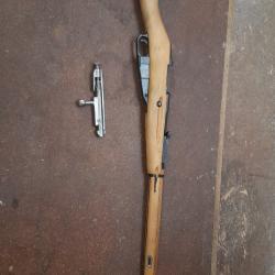 Mosin nagant 91/30 bo&icirc;tier octogonal mono-matricule