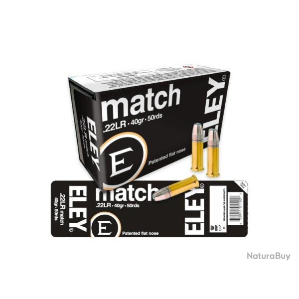 500 Munitions Eley Match Cal.22LR