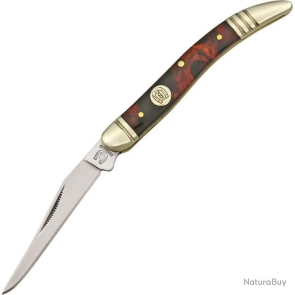 Couteau Rough Rider Baby Toothpick Lame Acier Inoxydable Manche Imitation �caille Slip Joint RR505