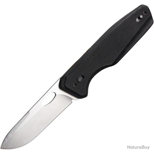 Couteau ROXON S502U Lame Acier 8Cr13MoV Manche G10 Noir Liner Lock RXS502U