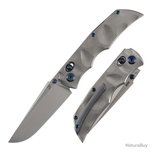 Couteau Kansept SIF Lame Acier CPM S35VN Manche Titane Crossbar Lock K1100V1