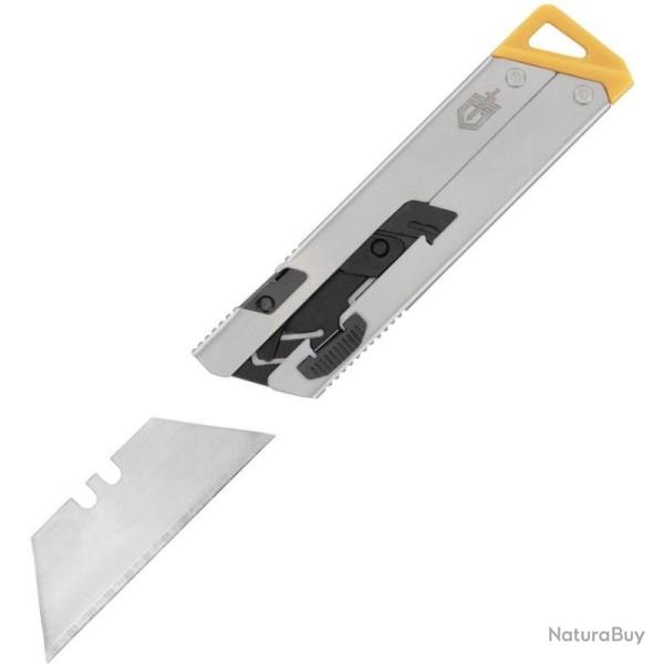 Couteau Pliant Gerber EAB Slim Slide Lock Manche Acier Inoxydable Argent et Orange G1075424